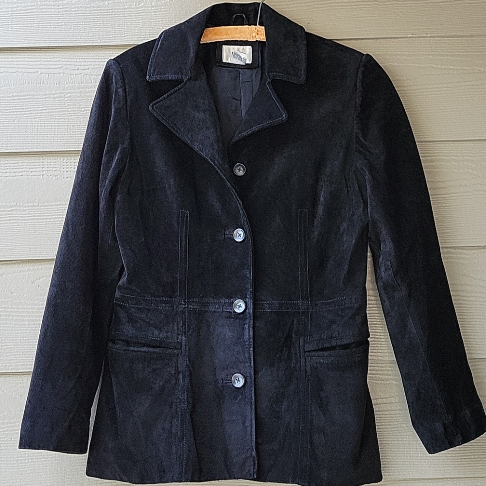 BP Nordstrom Vintage  Black Suede Leather Jacket